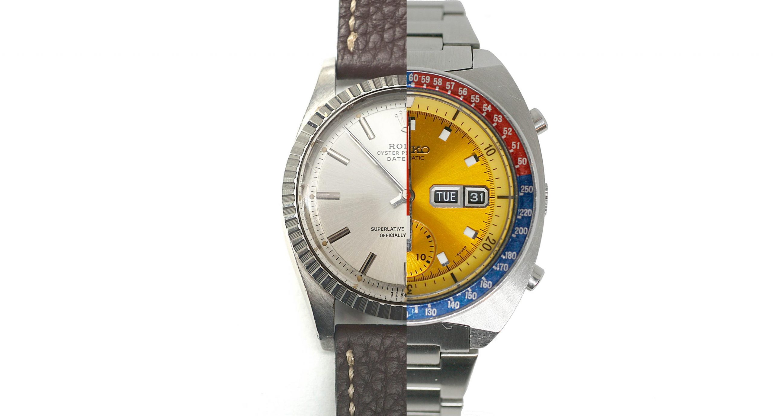 Our Watches - Swapping a 1972 Rolex Datejust 1603 for a 1976 Seiko 6139-6002  Pogue - BEYOND THE DIAL