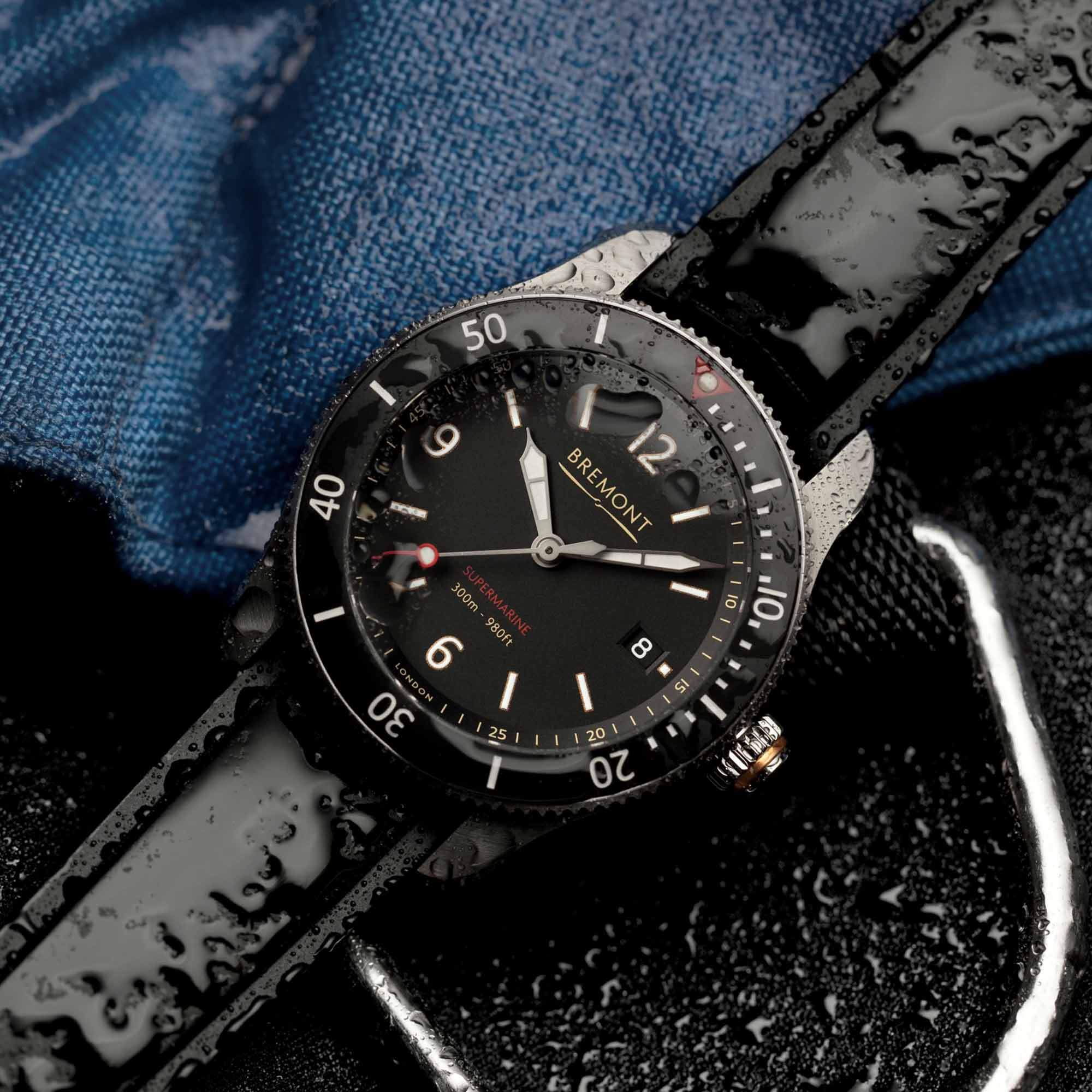 Bremont Dive Watch with water